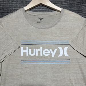 Hurley Shirt Men's M Brown Tan Short Sleeve